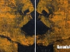 Bu. Badral -The sick body has been left in the wall - Oil on canvas - 50x100 cm